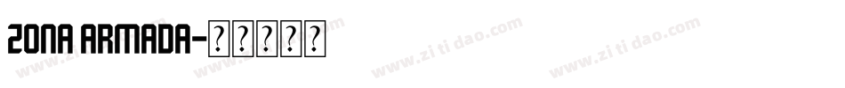 Zona Armada字体转换